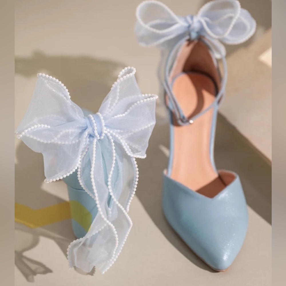Blue Wedding Shoes